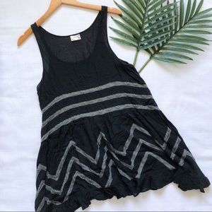 Free People Voile and Lace Trapeze Slip